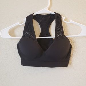Victoria's Secret PINK Black Push-Up Sports Bra